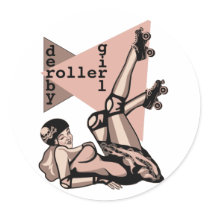 roller derby girl pin up