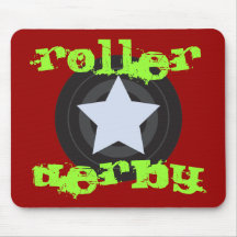 Roller Derby Jammer Mousepads