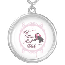 Roller Derby - Let Them Eat Skate Custom Necklace