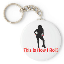 Roller Derby Roll Key Chains