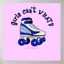 Roller Derby Skate - Blue Print