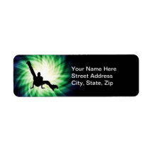 Roller Skate Dancing Custom Return Address Label