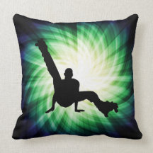 Roller Skate Dancing Throw Pillows