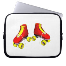 Roller Skates Laptop Computer Sleeves