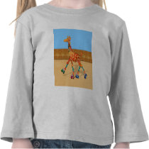 Roller Skating Giraffe at the Roller Rink