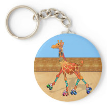 Roller Skating Giraffe at the Roller Rink