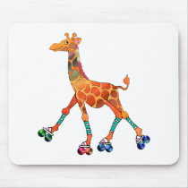Roller Skating Giraffe