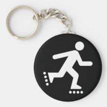 Rollerblade Symbol Keychain