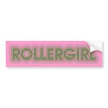 rollergirl bumper stickers