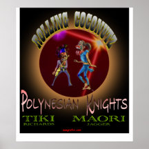 Rolling Coconutz Tee Posters