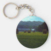 Rolling in the Hay Key Chains