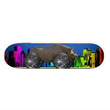 Rolling on 22 ' s [ Rhino ] Skate Boards