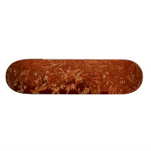 Rolling on Flames Deck Design Custom Skateboard