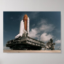 Rollout of Space Shuttle Discovery (STS-70) Posters