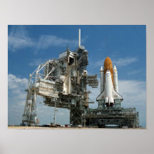 Rollout of Space Shuttle Discovery (STS-70) Posters