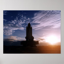Rollout of Space Shuttle Discovery (STS-82) Posters