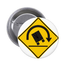 Rollover Hazard Highway Sign Button