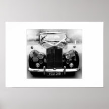 Rolls Royce Wedding Car Print