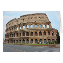 Roma coliseum greeting cards