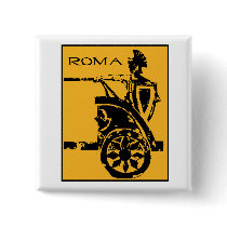 Roma Poster Pinback Button
