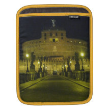 Roma Sant' Angelo by Night Black Sleeve Für iPads