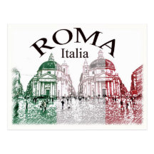 Roma Stamped Postcards