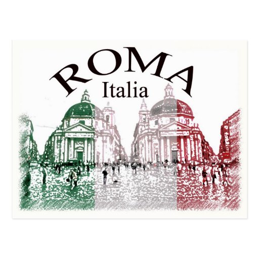 Roma Stamped Postcards