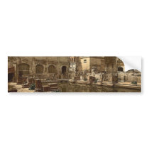 Roman Baths and Abbey, Bath, England classic Photo Bumper Stickers