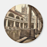 Roman Baths and Abbey, III, Bath, England classic Magnets