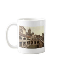 Roman Baths and Abbey, IV, Bath, England classic P Coffee Mug