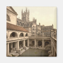 Roman Baths and Abbey IV, Bath, Somerset, England Refrigerator Magnet