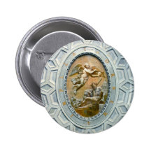 Roman Ceiling Latin Inscribed, Angel and God Pins