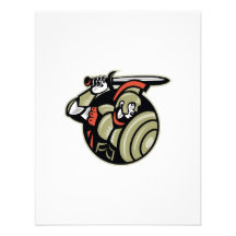 Roman Centurion Soldier With Sword And Shield Announcement