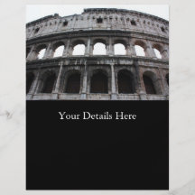 Roman Colosseum Personalized Flyer