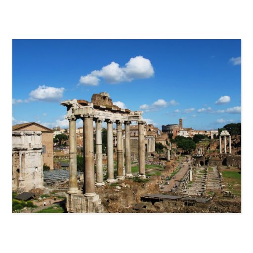 Roman Forum Postcard