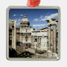 Roman Forum, Rome, Italy Christmas Ornaments