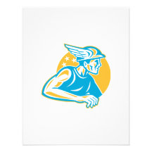 Roman God Mercury Hermes Custom Invite