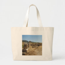 Roman Ruins at Hierapolis Pamukkale  Turkey Canvas Bag