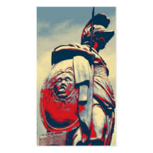 Roman Warrior Gladiator Statue Business Cards