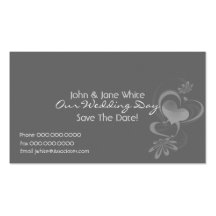 Romance Fantasy Our Wedding Business Card