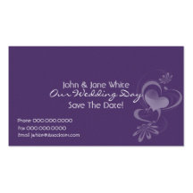 Romance Fantasy Our Wedding Business Card