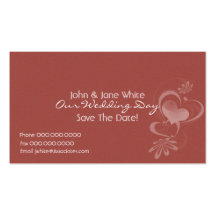 Romance Fantasy Our Wedding Business Card