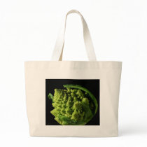 Romanesco Broccoli Fractals Tote Bags