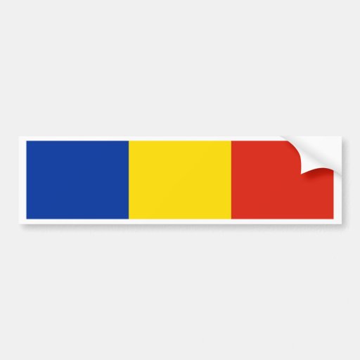 Romania Flag Bumper Stickers