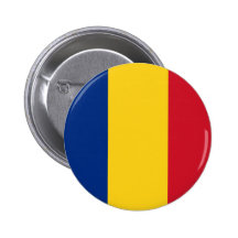 Romania Flag Button