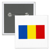 Romania Flag Buttons