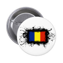 Romania Flag Buttons