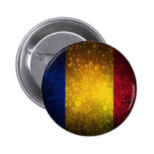 Romania Flag Firework Buttons