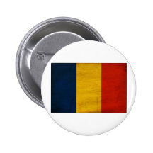 Romania Flag Pinback Buttons