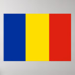 Romania Flag Print